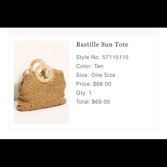 Free People Straw Bag - Picture 11 of 11